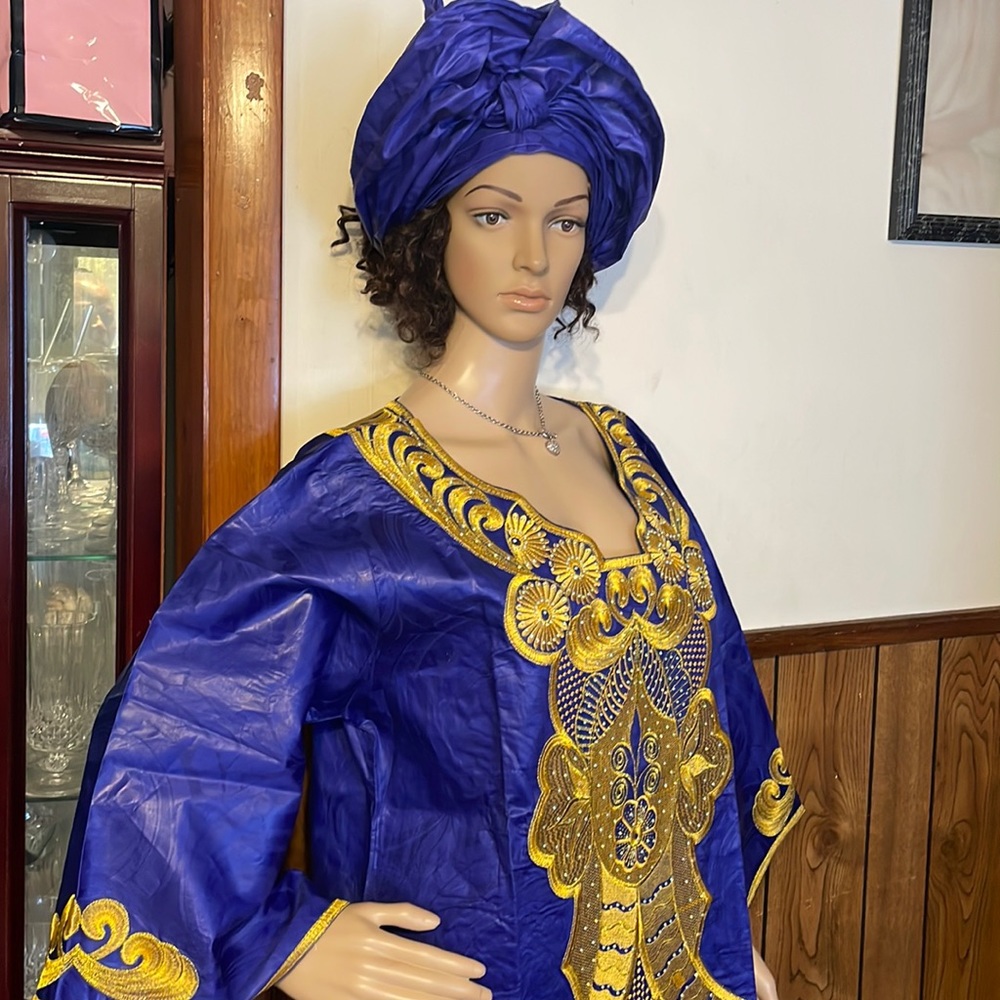 African Dashiki Ankara wrapper Dress
